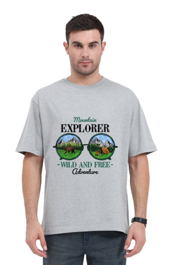 Mountain Explorer View |Oversize T-shirt