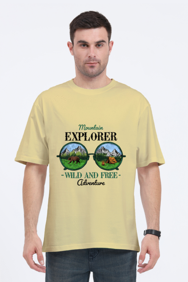 Mountain Explorer View |Oversize T-shirt