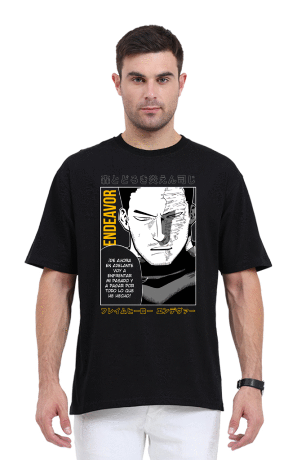 Endeavor Burning Hero |Oversize T-shirt