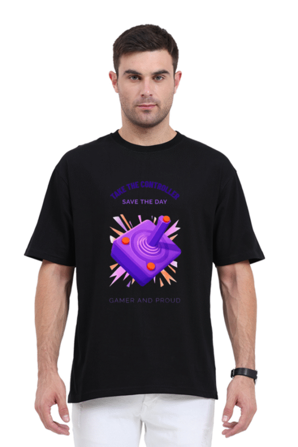 Gamer and Proud Joystick |Oversize T-shirt