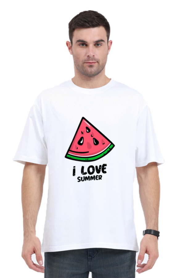 I Love Summer Watermelon |Oversize T-shirt