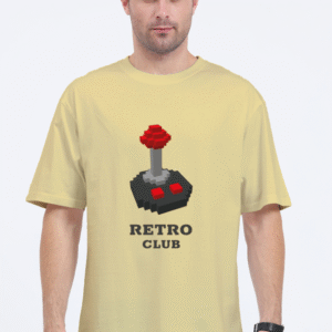 Retro Club Joystick |Oversize T-shirt