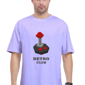 Retro Club Joystick |Oversize T-shirt