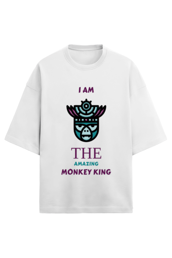 Amazing Monkey King Crown |Unisex|Paw-Printed-Tee
