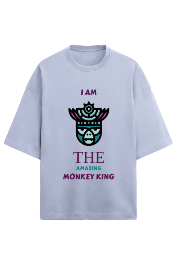 Amazing Monkey King Crown |Unisex|Paw-Printed-Tee