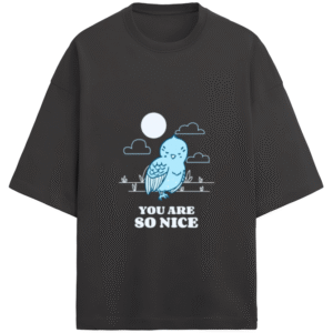 You Are So Nice Moonlight Owl |Unisex|Paw-Printed-Tee