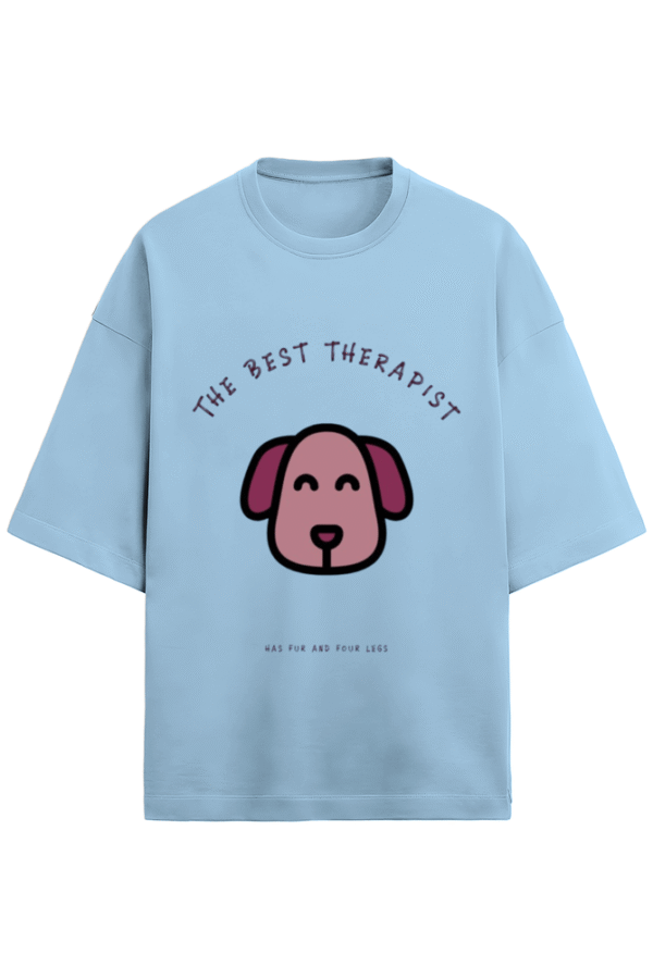 The Best Therapist Dog |Unisex|Paw-Printed-Tee
