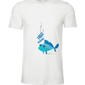 Free Piercing" fish Tee